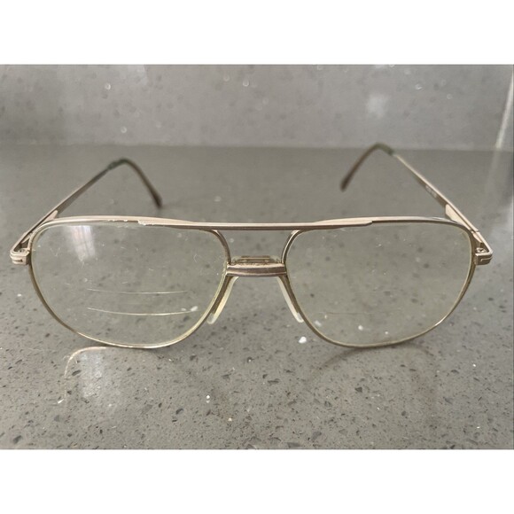 Wilshire Designs Mod-1233 Eyeglasses Frames ONLY 59-15-145 Aviator Vintage - Picture 1 of 12